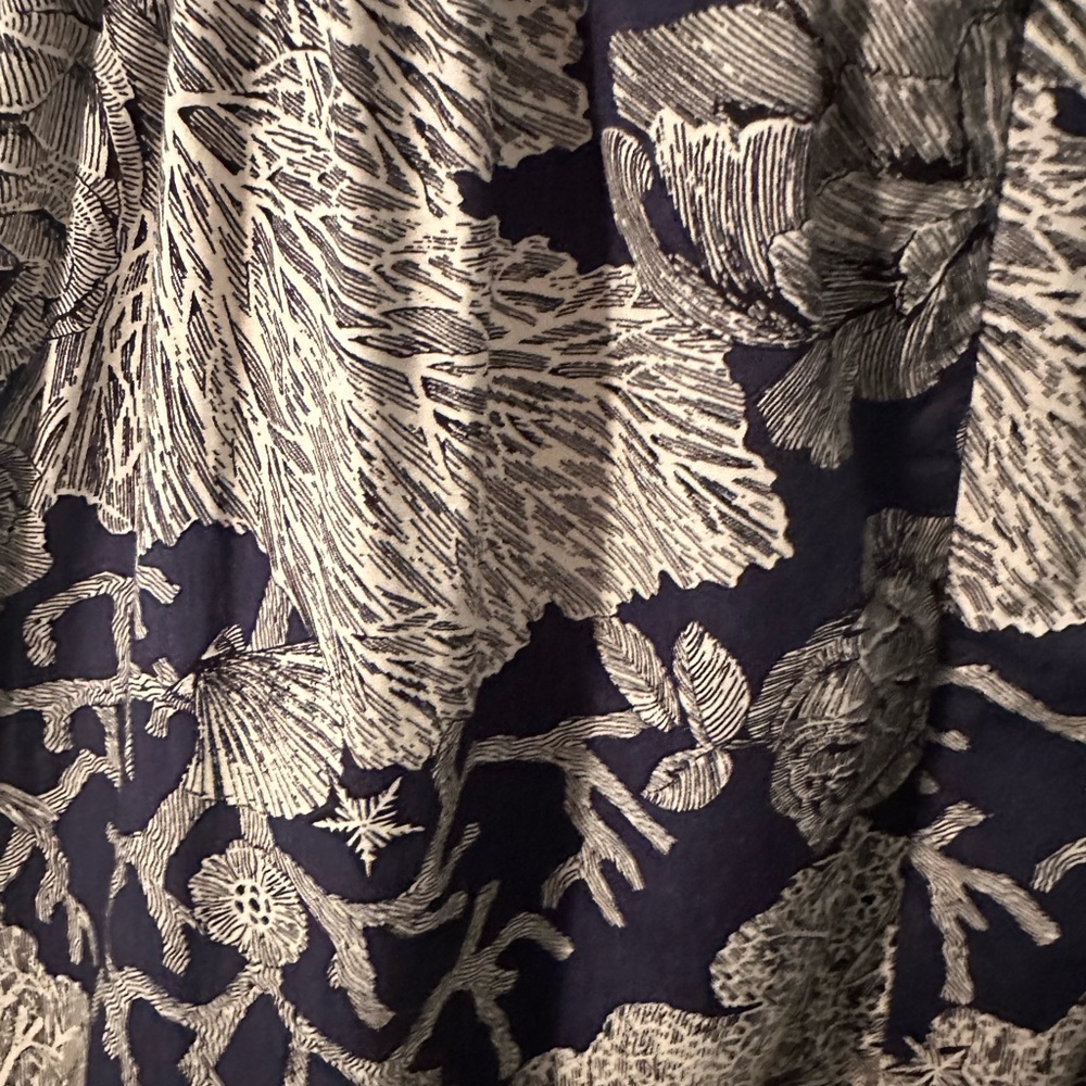 J. Crew Navy/White Ratti Seashell print 14 EUC - Picture 9 of 13